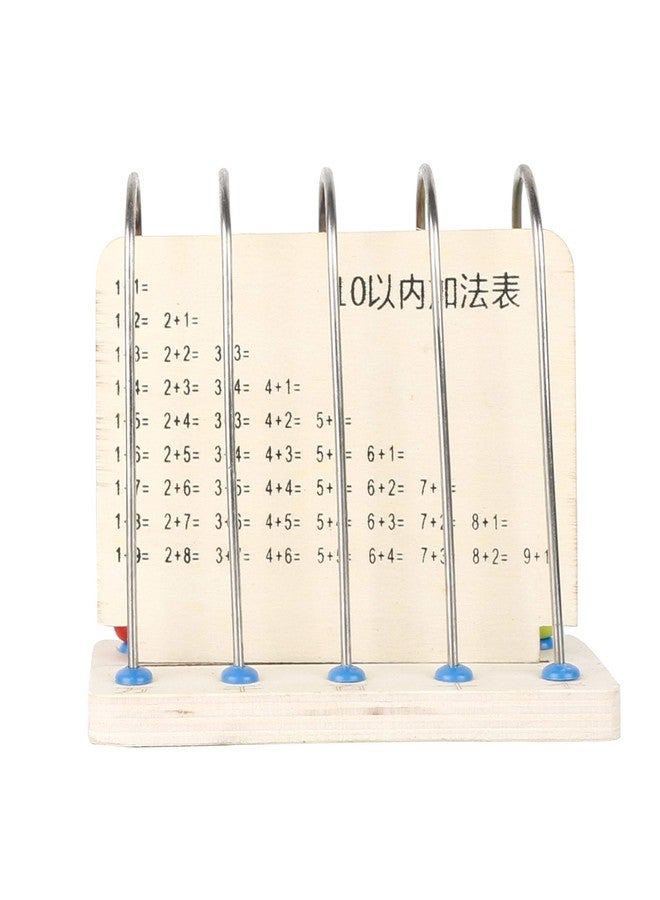 Sri Balajee Bangles Wooden Double-Sided Calculation Shelf Abacus with Counting Addition Subtraction Maths Toy, Above 3 Years (Multicolour) - Image 2